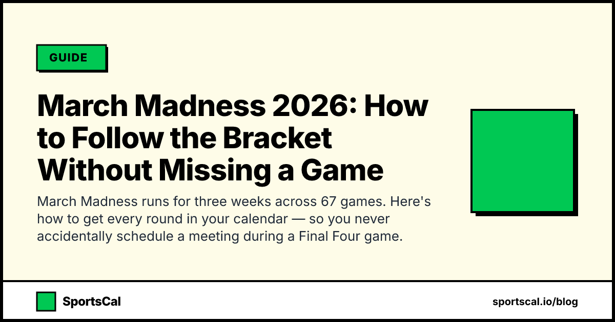 March Madness 2026: How to Follow the Bracket Without Missing a Game